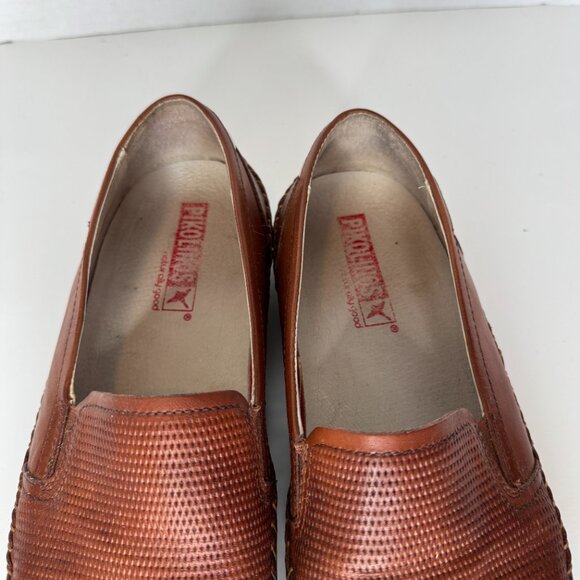 Pikolinos Altet M4K-3117 Brown Calfskin Leather Slip On Loafers Mens 9.5 EU43 Te main image 5